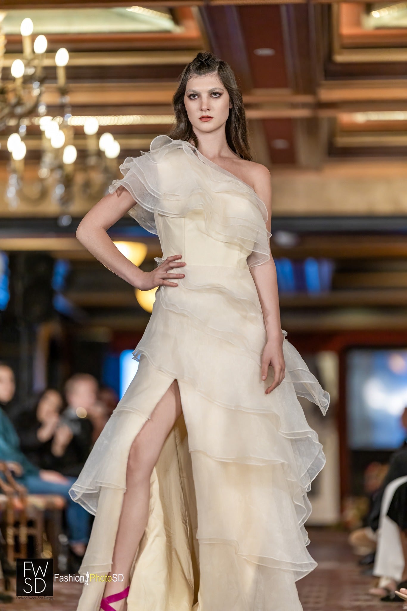Celestia Cascade Gown, made to order