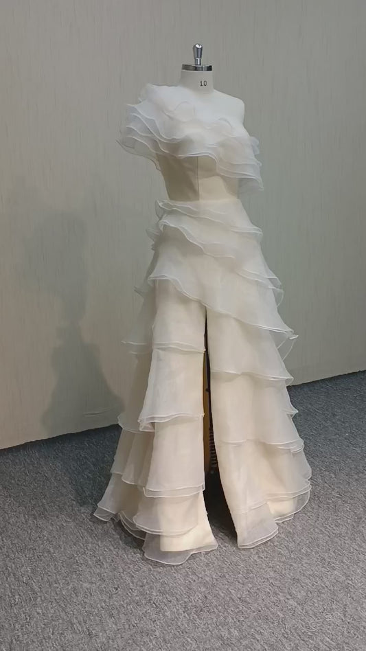 Celestia Cascade Gown, made to order